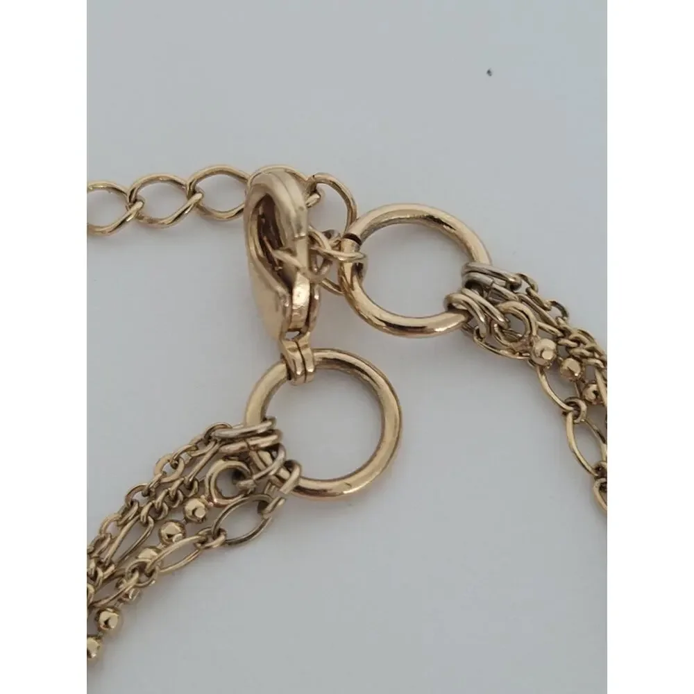 KUMIKYOKU Multi Stain Chain Necklace Choker 13+2